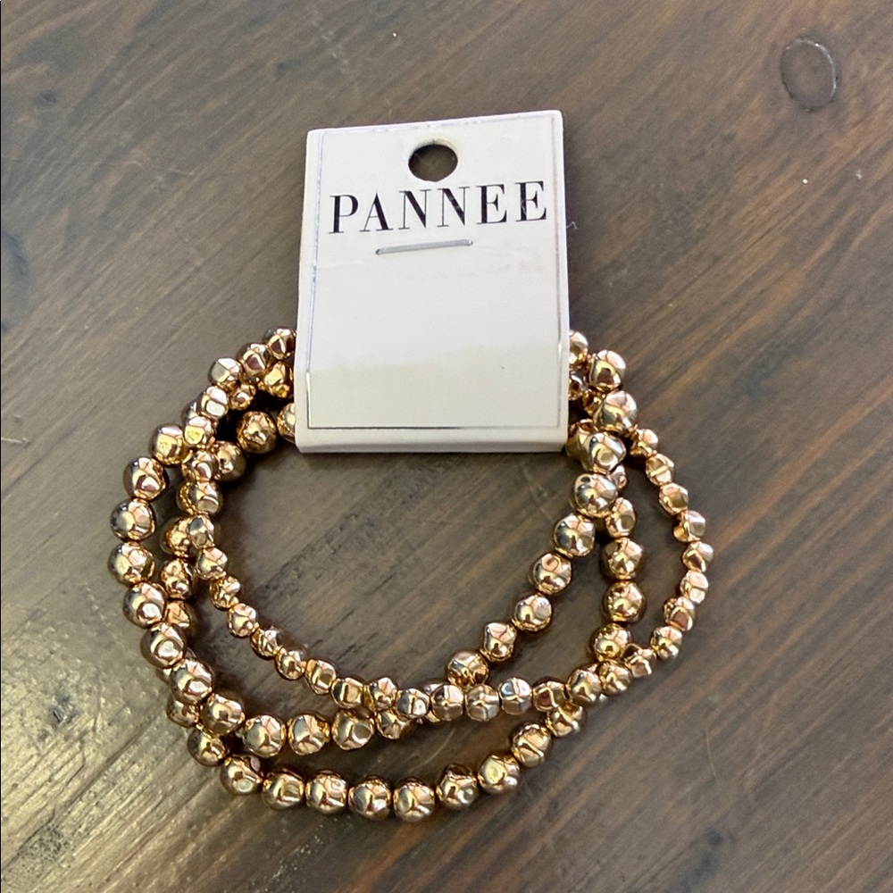 Gold Beaded Bracelet
